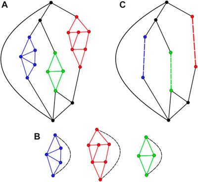 Decomposing the percolation backbone reveals novel scaling laws of the current distribution